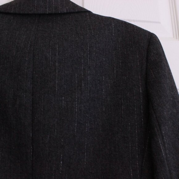 J. Crew Collection Nipped-in Blazer in Pinstripe Italian Wool Metallic Threads - Picture 12 of 15